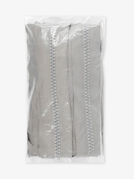 Цена за 10 шт. Молния «Трактор», №5, разъёмная, замок автомат, 80 см, серая