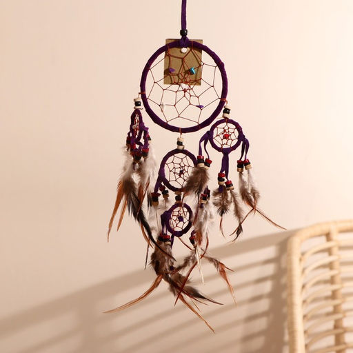 Ловец снов «Пять пурпурных колец», 0.7×15×40 см