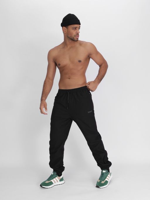 Утепленные спортивные брюки мужские черного цвета 882198Ch - Colannia фото 3