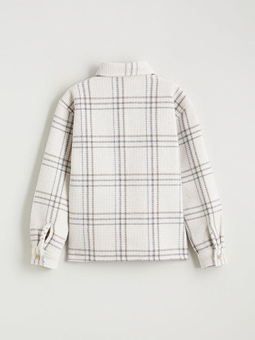 Uzun Kollu Ekose Erkek ?ocuk G?mlek