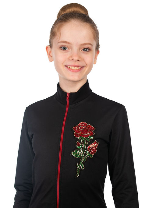 8707 Костюм для фигурного катания Розы * - Chersa фото 4