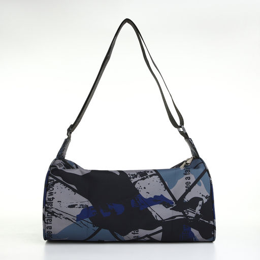 Сумка спортивная на молнии TEXTURA, регулируемый ремень, средний размер, разноцветная