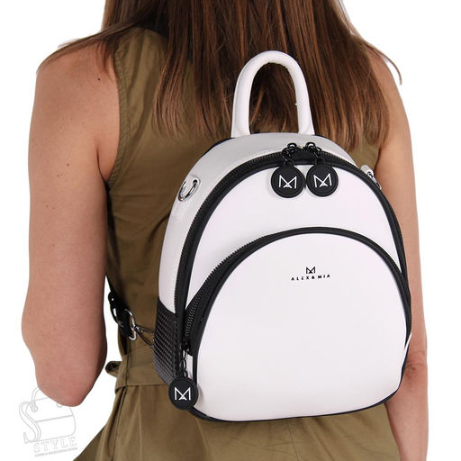 Рюкзак женский 8876CD white Alex&Mia/30 в Новосибирске