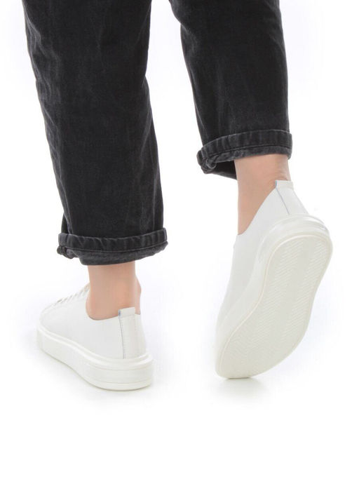 05-PDXL151-2 BEIGE Кроссовки женские (натуральная кожа)