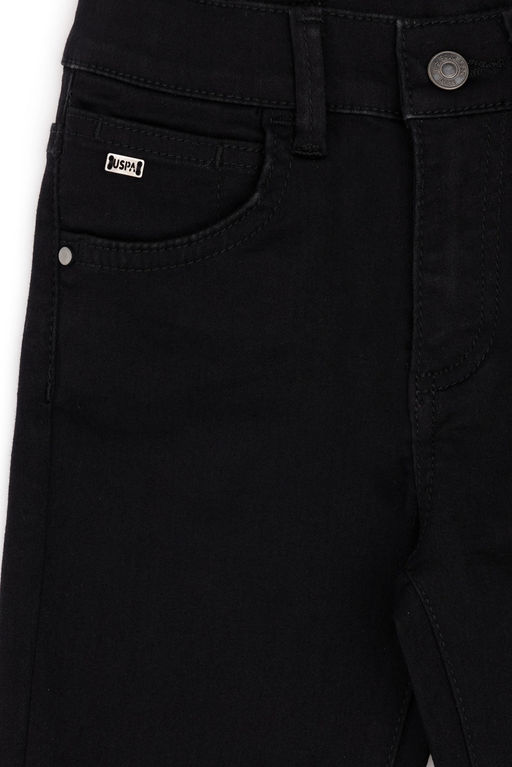 Черные джинсовые брюки для девочек - U.s. polo assn фото 4