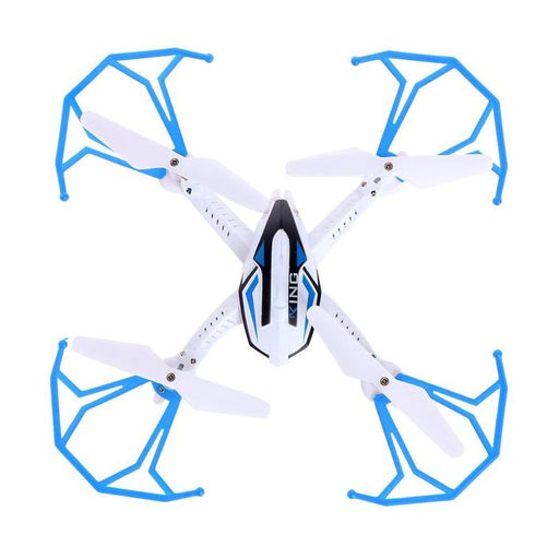 Квадрокоптер радиоуправляемый SKYDRONE, работает от аккумулятора, цвет синий - Автоград фото 4