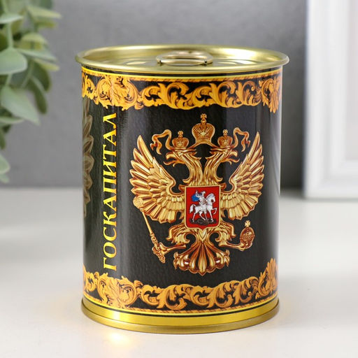 Копилка для денег «Банка. Госкапитал», металл