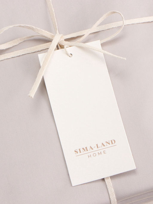 Простыня на резинке евро SL Home Steel, 200200+30 см, сатин - Sima-land home фото 6