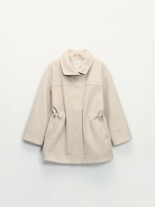 Парка из пальтовой ткани на кулиске / Zarina  фото 14