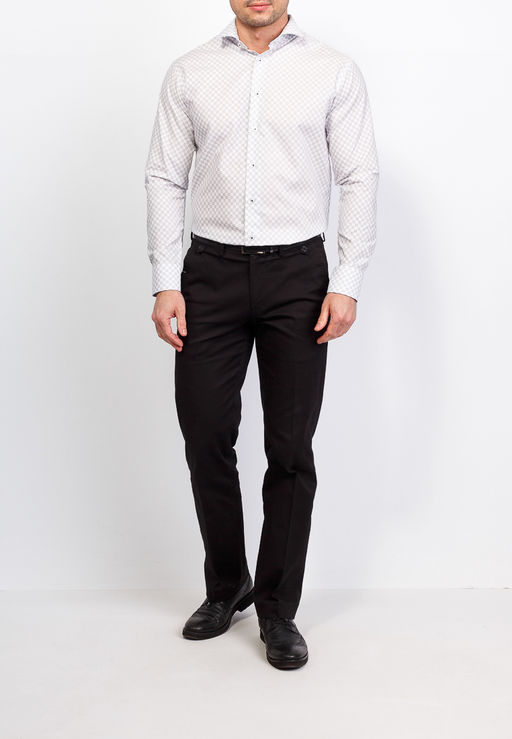 Сорочка мужская длинный рукав BERTHIER STAMPA185310/ Fit-R(0-1)  фото 3