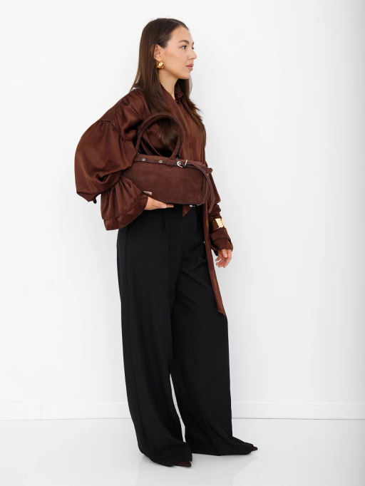 Сумка 98420MSS coffee  Velina Fabbiano-Safenta