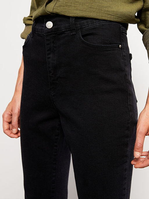 Mars Flare D?z Cep Detayl? Kad?n Jean Pantolon