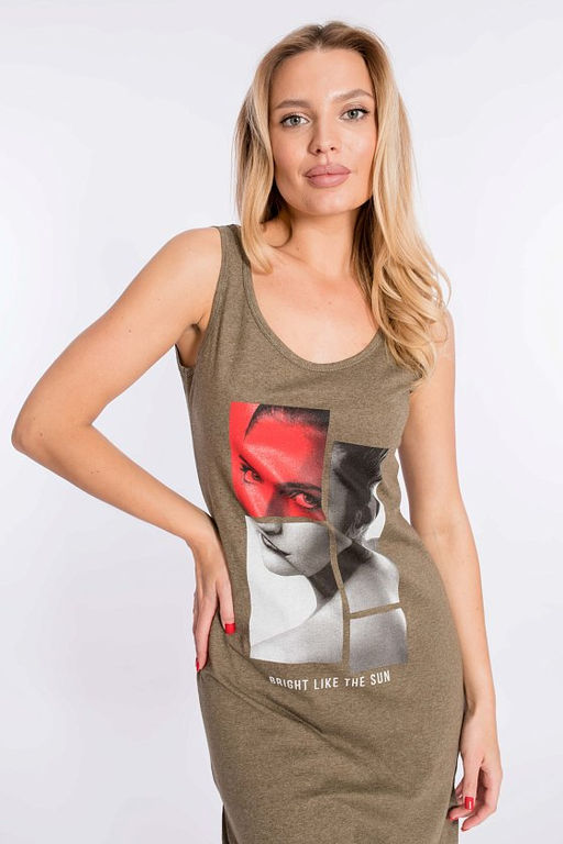 Сарафан М319145Пх Хаки - Елена фото 6