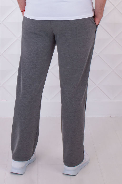 Арт. 6395 Брюки мужские 50-58 (5 шт) Цвет:серый меланж - Идеал фото 2