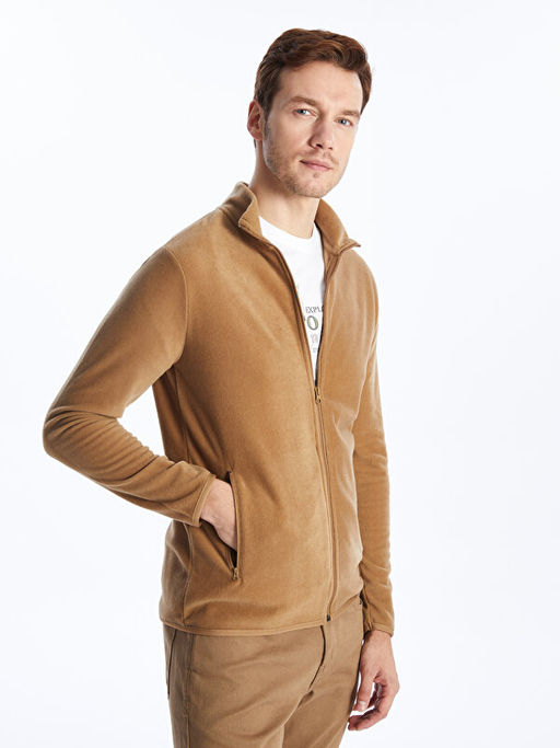 Dik Yaka Uzun Kollu Erkek Polar H?rka