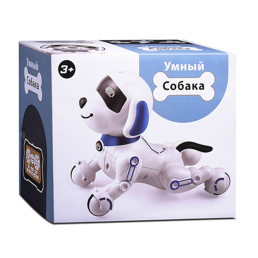 Собака "КиберЛап" в коробке