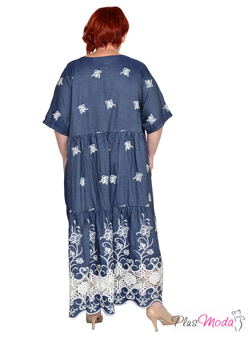 Платье Модель №1984 размеры 44-84 - Plusmoda фото 4