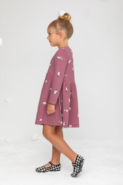 Crockid _ К 5775/темная пудра,таксы платье для дев