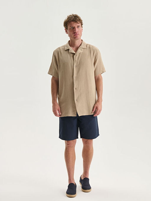 Standart Fit K?sa Kollu Erkek G?mlek