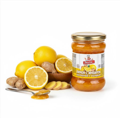 З Лимоны с Имбирем протерт. с сахаром 280г