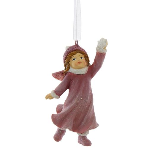 Украшение новогоднее "Девочка", L5 W2 H7 см, 3в.