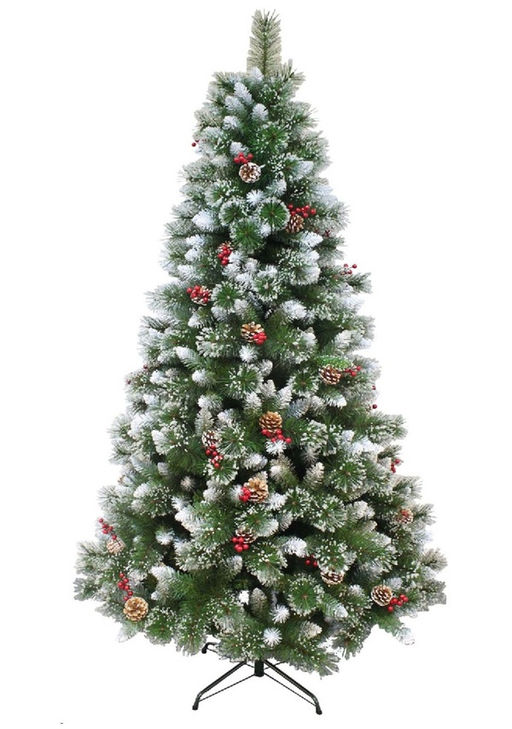 Елка "Хрустальная роса" 150 см, ПВХ+Леска (420 веток)