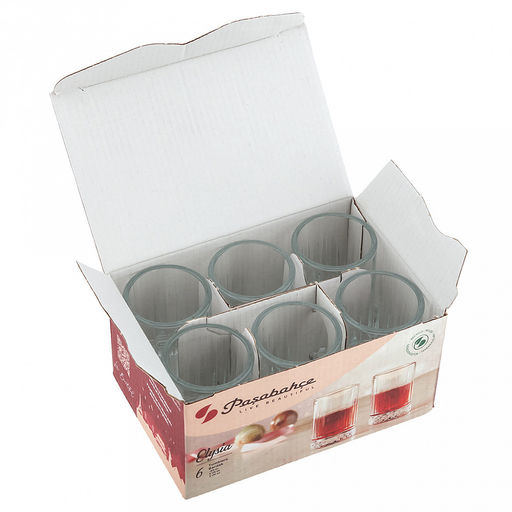 "Элизия (Elysia)" Стопка стеклянная 60мл, набор 6шт, Pasabahce (Россия)