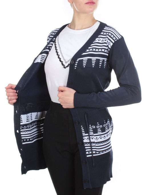 8506 Кардиган женский (80% хлопок, 20% anti-pillfibre) - Фабричный китай фото 9