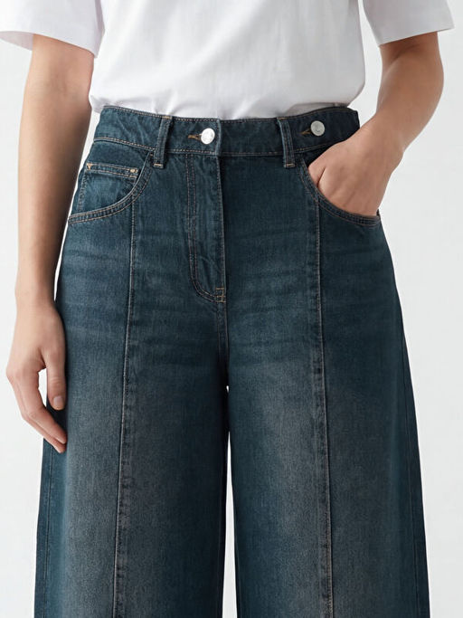 Джинсы женские Barrel Fit с поясом
