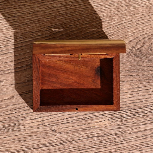 Шкатулка «День и ночь», 9×6.5×4 см, дерево шишам