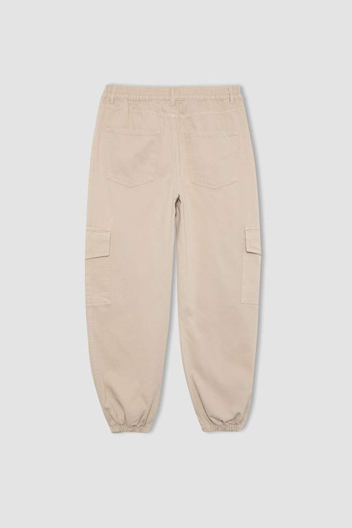 Брюки Cool Cargo Jogger из габардина - Defacto фото 9