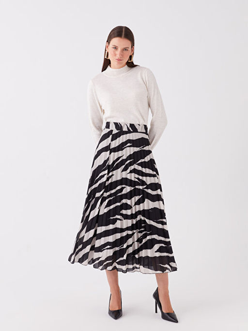 Yar?m Bal?k?? Yaka D?z Uzun Kollu Kad?n Triko Kazak - Waikiki фото 3