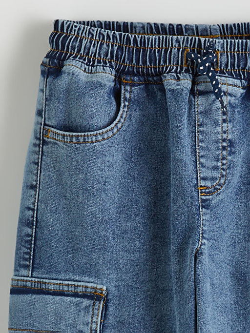 Erkek ?ocuk Kargo Jean Pantolon