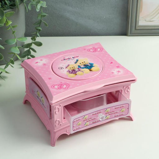 Шкатулка музыкальная Розовый ларец, 15?9?13.5 см