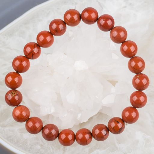 Браслет из кирпичной Яшмы