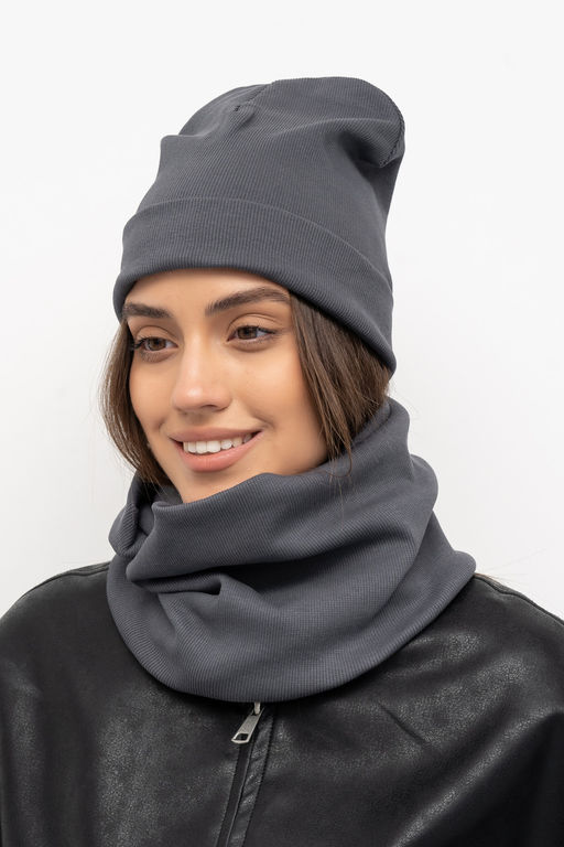 Комплект шапка+снуд