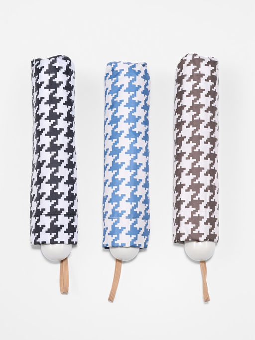 Зонт механический «Лапка», эпонж, 4 сложения, 8 спиц, R=49/56 см, d=98 см, МИКС