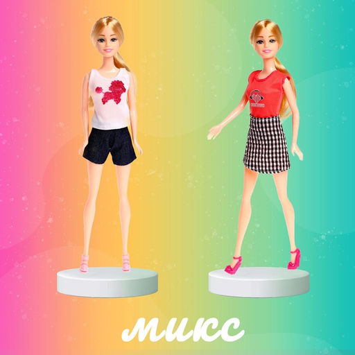 Кукла-модель «Глория» модный образ, МИКС