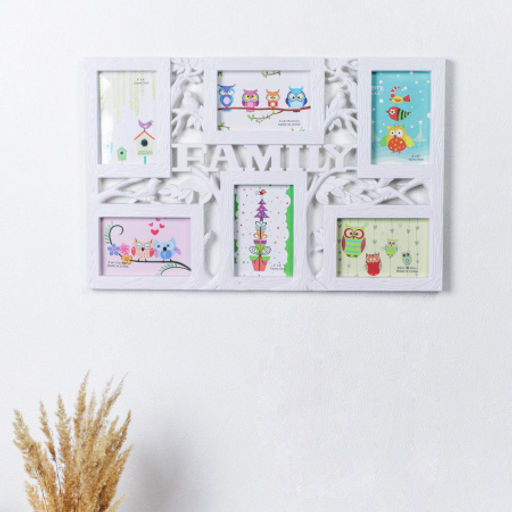 Фоторамка коллаж Семья 53x35 см / XZ1816 /уп 24/ 6 фото - Галеонтрейд фото 2