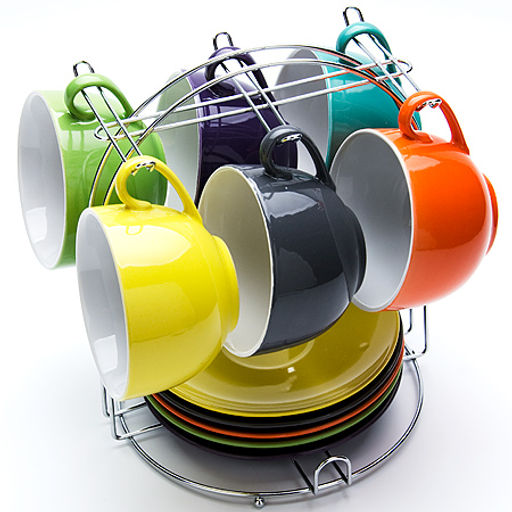 23134 Наб/чашек 6пр на подс 250мл +6блюдец LR( х6) - Lorane фото 2