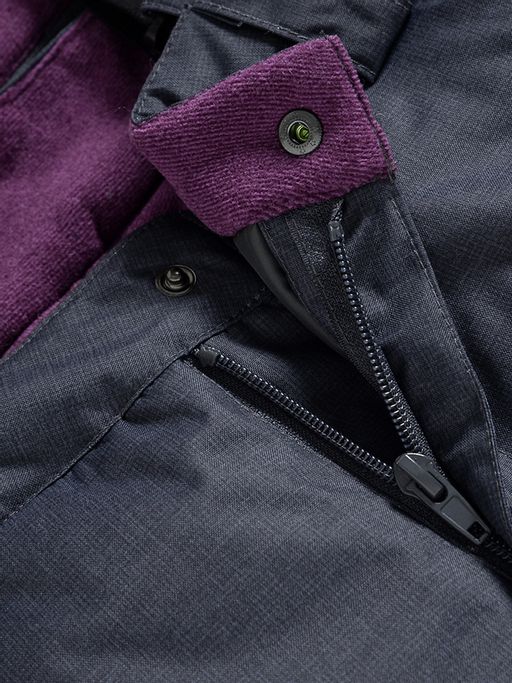 Горнолыжный костюм Valianly для девочки темно-фиолетового цвета 9016TF  фото 14