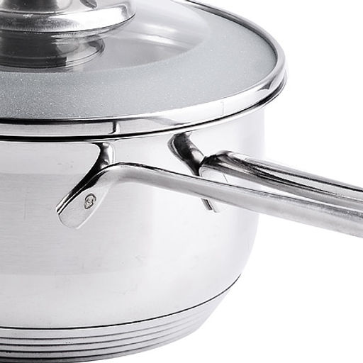 30968 Ковш с крышкой 1 л 14 см нерж/ст MB (х8) - Mayer&boch фото 3