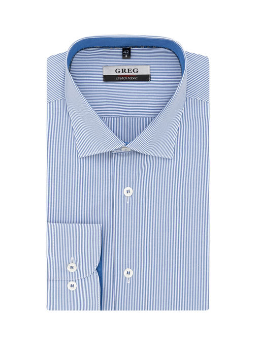 Сорочка мужская длинный рукав GREG 211/117/145/Z/1p STRETCH_GB  фото 3