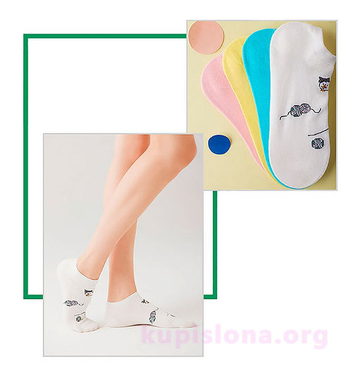 Носки Котик-рукодельник - Купи слона фото 3