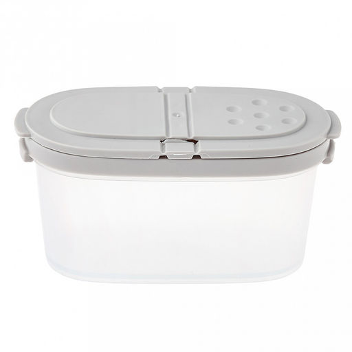 Контейнер для специй пластмассовый 120мл, 5х5х10,5см, смоки (Россия)