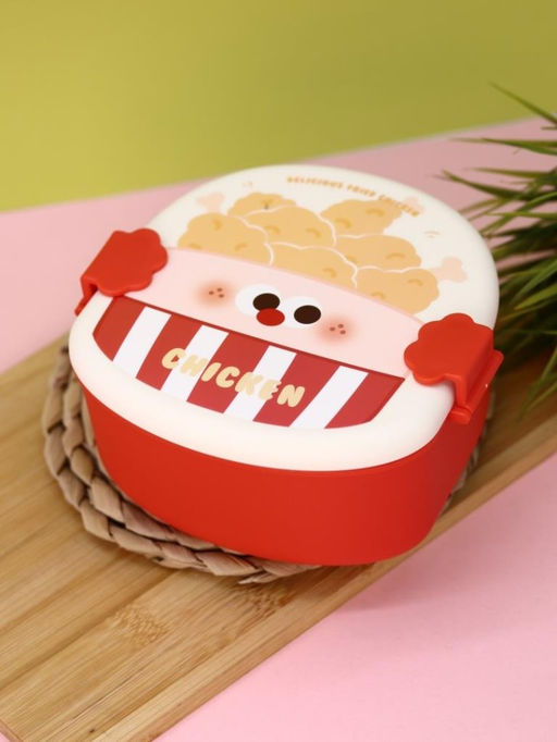 Ланчбокс "Fast food", red, 1200 ml