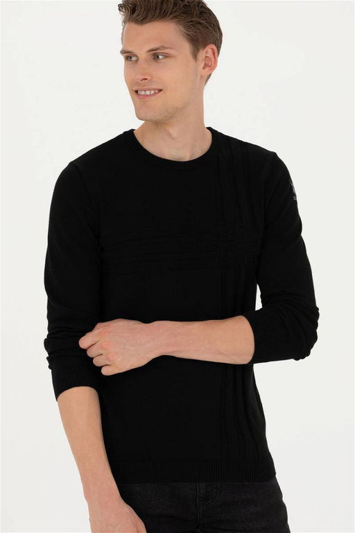 Мужской черный свитер - U.s. polo assn фото 10