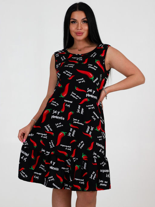 Ника ПЛАТЬЕ ЖЕНСКОЕ (Перчик) - А-дина фото 3