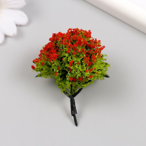 Цена за 3 шт. Искусственное растение для творчества пластик «Огненное дерево», 6 см