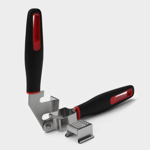 Пресс для чеснока Доляна Digma, 21 см, нержавеющая сталь, чёрный  фото 8